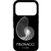 Delta12Designs Custodia per iPhone 17 Pro Fibonacci, nato 1170 - Nautilus Spiral Shell X-Ray