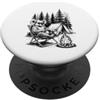 Camping Outdoor Nature Lover Gifts Camping Koala Outdoor Nature Wildlife Camper Cute PopSockets PopGrip Adesivo