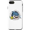Softball Ball Shark Cartoon Character Custodia per iPhone SE (2020) / 7/8 Squalo Carattere Del Cartone Animato