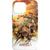 進撃の巨人 Custodia per iPhone 16 Pro Max AOT Eren Mikasa Armin Action Scene Anime Series