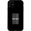 Team Russ Nickname Personal First Name G Custodia per iPhone 11 I Love Russ Retro Pattern Personalizzato Nome