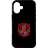 Skanderbeg Albania Flag Custodia per iPhone 16 Skanderbeg Skenderbeu Albania