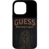 Mystery Masquerade Vintage Apparel Co Custodia per iPhone 14 Pro Max Guess What It Opens - Maglietta vintage con scritta Guess What It Opens