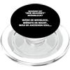 NextLevel Merch Perché Ist Der Magnet Männlich Divertente scherzo sul magnete tedesco PopSockets PopGrip per MagSafe