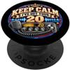 Keep Calm Ive Got Your 20 CB Radio Opera Keep Calm Ho ottenuto il tuo 20 Umorismo dell'operatore radio CB PopSockets PopGrip Adesivo