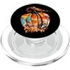 Cute colored Pumpkin Thanksgiving Hallow Acquarello colorato di zucca di caduta in stile di tintura di cravatta di zucca PopSockets PopGrip per MagSafe