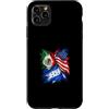 Usa Mexico Honduras Design Custodia per iPhone 11 Pro Max Bandiere Usa Messico Honduras