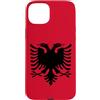 Albanian Home Albania Gifts for proud Al Custodia per iPhone 15 Plus Albania Flag Colors Albanian Gift for Albanians