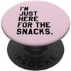 Sweatshirt Here for the Snacks Shirt Bas I'm Just Here for the Snacks Football Kids Game Day Baseball PopSockets PopGrip Adesivo
