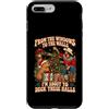 Funny Cryptid Christmas Gifts Conspiracy Custodia per iPhone 7 Plus/8 Plus Dalle finestre alle pareti Fun Capybara Cowboy Natale