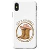 Girls Western Cowgirl Clothing Co. Custodia per iPhone X/XS Girls Western Cowgirl Lets go girls