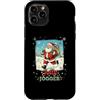 Classic Christmas Vintage Xmas Nostalgic Custodia per iPhone 11 Pro Jolly Santa Jogger Jogging Retro Vacanze Invernali