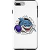 Bowling Ball Shark Cartoon Character Custodia per iPhone 7 Plus/8 Plus Squalo Carattere Del Cartone Animato