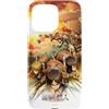 進撃の巨人 Custodia per iPhone 15 Pro Max AOT Eren Mikasa Armin Action Scene Anime Series