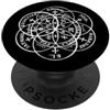 Solomon Key Esoteric Magic Celestial Sym Sigillo dei Sette Arcangeli Geometria Sigillo Talismano Sacro PopSockets PopGrip Adesivo