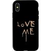 Delta12Designs Custodia per iPhone X/XS Love Me - Vernice gocciolante