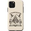 Fantasy Bookish Realm Custodia per iPhone 11 Pro Fantasy Reader Dragon Castle Amante dei libri