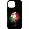 ANIMALICIOUS Animals meme WORLD NATIONS Custodia per iPhone 16 Pro Max Divertente FENICOTTERO e GELATO dall'Italia