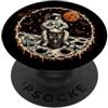 Percussion Music Gifts Halloween Astronauta Conga Drummer Space Percussioni PopSockets PopGrip Adesivo