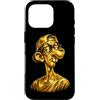 Gilded Goof Funny Animal and Cartoon Des Custodia per iPhone 16 Pro Neegy Meme Divertente Internet Brainrot Umorismo Gen Z Alpha
