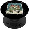 Classic Christmas Vintage Xmas Nostalgic Calciatore Allenatore Team League Carolling Carols Retro PopSockets PopGrip Adesivo
