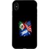 Usa Mexico Honduras Design Custodia per iPhone XS Max Bandiere Usa Messico Honduras