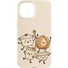 Doodle Character Friends Custodia per iPhone 15 Carino Cottura Ciotola Jar Noce Pot Cucina