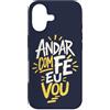 Caminho e Fé Custodia per iPhone 17 Portoghese Cristiano Andar Com Fé Religioso Fede