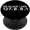 Funny Programmer Nerd Tech Humor Divertente Programmatore Localhost Joke PopSockets PopGrip Adesivo