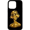 Gilded Goof Funny Animal and Cartoon Des Custodia per iPhone 15 Pro Max Neegy Meme Divertente Internet Brainrot Umorismo Gen Z Alpha