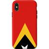 Home East Timor Gifts for proud East Tim Custodia per iPhone X/XS East Timor Flag Colors Timor Leste Gift East Timorese