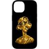 Gilded Goof Funny Animal and Cartoon Des Custodia per iPhone 14 Neegy Meme Divertente Internet Brainrot Umorismo Gen Z Alpha