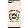 Classic Literary Circle Custodia per iPhone 7 Plus/8 Plus Leggi di più Libri Società Letteraria Vintage Book Lover Design