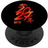Happy 2027 Chinese Zodiac Lunar New Year 2027 Felice Anno Nuovo Dello Zodiaco Cinese Pecore Capra PopSockets PopGrip Adesivo