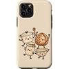 Doodle Character Friends Custodia per iPhone 11 Pro Carino Cottura Ciotola Jar Noce Pot Cucina