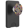Trippy Checkerboard Retro Art Accessorie Melting Checkerboard Psichedelico Y2K Trippy Pattern Opera D'arte PopSockets PopWallet per MagSafe