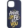 Caminho e Fé Custodia per iPhone 15 Portoghese Cristiano Andar Com Fé Religioso Fede