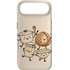 Doodle Character Friends Custodia per iPhone Air Carino Cottura Ciotola Jar Noce Pot Cucina