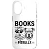 Funny Pitbull And Book Designs Custodia per iPhone 17 Libri E Pitbull Divertente Pitbull