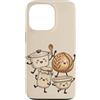 Doodle Character Friends Custodia per iPhone 13 Pro Carino Cottura Ciotola Jar Noce Pot Cucina
