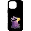 Sleepy Bat Morning Humor Night Owl Custodia per iPhone 16 Pro Sono allergico all'umorismo del pipistrello assonnato del mattino