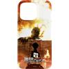 進撃の巨人 Custodia per iPhone 15 Pro Max AOT Eren vs Colossal Titan at the Wall Scene Anime Series