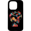 We Love Vinyl - Retro Music Apparel & Gi Custodia per iPhone 15 Pro Disco in vinile retrò Afro Black Woman Funk Soul Music Vintage