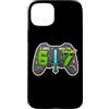 7th Birthday I Was 6 Now Im 7 67 Gamer P Custodia per iPhone 15 Plus 7 ° compleanno ero 6 ora sono 7 67 Gamer Boys Kids Gaming Joke