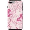 generic Custodia per iPhone 7 Plus/8 Plus Grafica floreale rosa Cottagecore