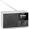 TechniSat VIOLA 305 IR - Radio Internet con DAB+ e FM | Streaming audio Bluetooth, potenza di 8 Watt (RMS), display a colori da 2,4 dimmerabile, ingresso AUX, uscita cuffie, bianco
