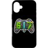 7th Birthday I Was 6 Now Im 7 67 Gamer P Custodia per iPhone 16 Plus 7 ° compleanno ero 6 ora sono 7 67 Gamer Boys Kids Gaming Joke