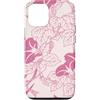 generic Custodia per iPhone 12/12 Pro Grafica floreale rosa Cottagecore