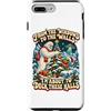 Funny Cryptid Christmas Gifts Conspiracy Custodia per iPhone 7 Plus/8 Plus Dalle finestre alle pareti Divertente Natale Yeti Alien UFO