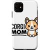 Detour Shirts Custodia per iPhone 11 Corgi Mom Cute Kawaii Cartoon Proud Dog Madre